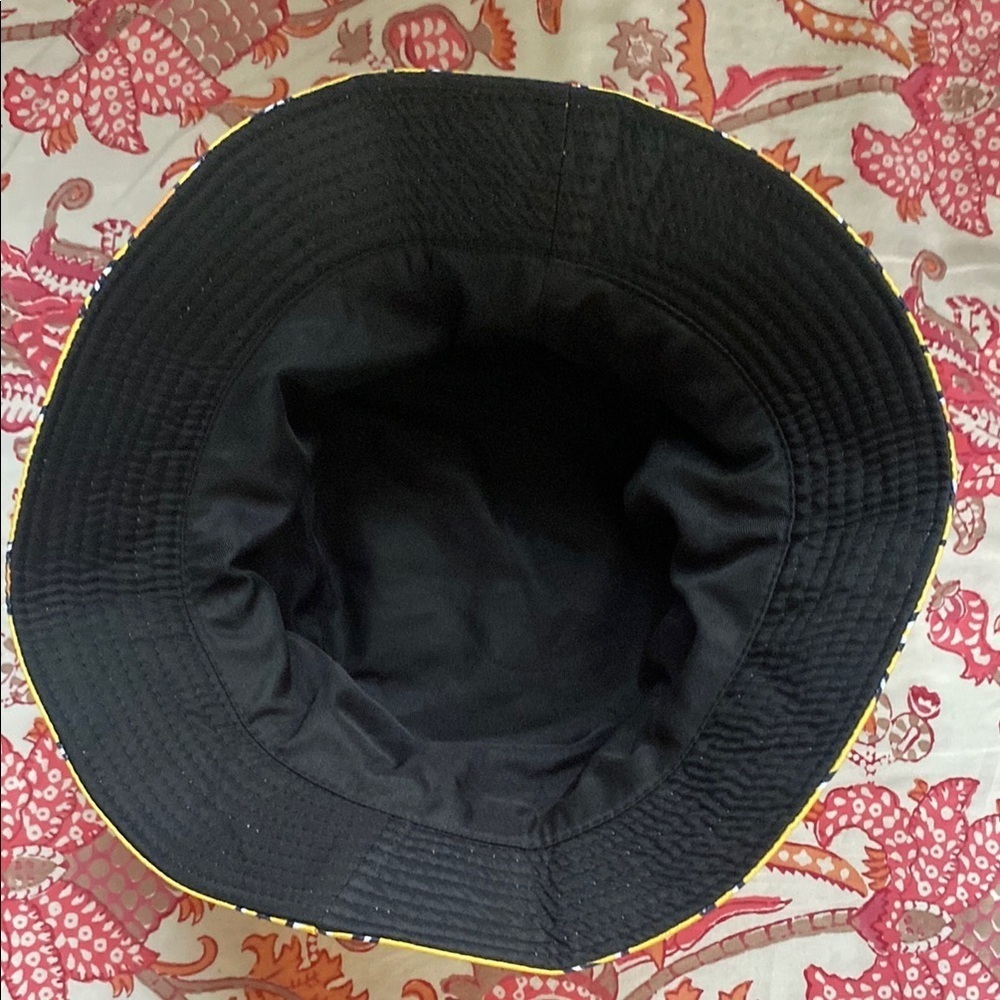 Yellow and Orange Smiley Face Bucket Hat - Picture 3 of 3